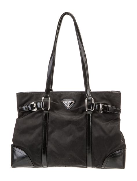 prada spazzolato tote bag
